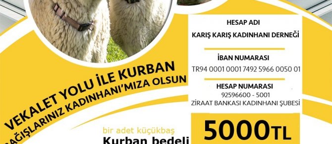 AKSU: ‘’KURBANLARINIZ KADINHANI’MIZA OLSUN’’