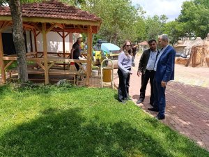 Mustafa Recep Yaşar Parkı’nda bakım onarım çalışması