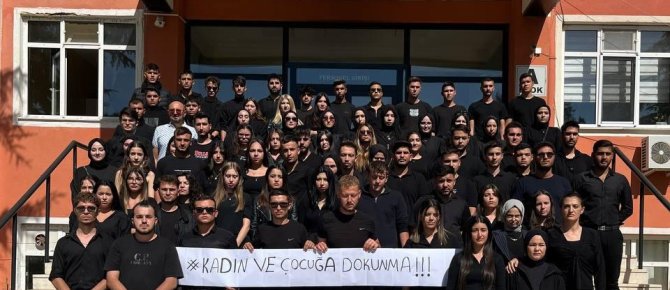 KADINA VE ÇOCUĞA ŞİDDETE PROTESTO