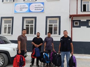 Saçıkara, Pusat ve Şahören’de öğrencilere eğitim desteği